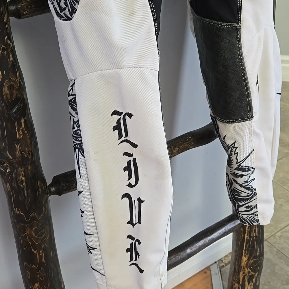 Fox Racing White and Black Motocross Pants - Picture 4 of 7